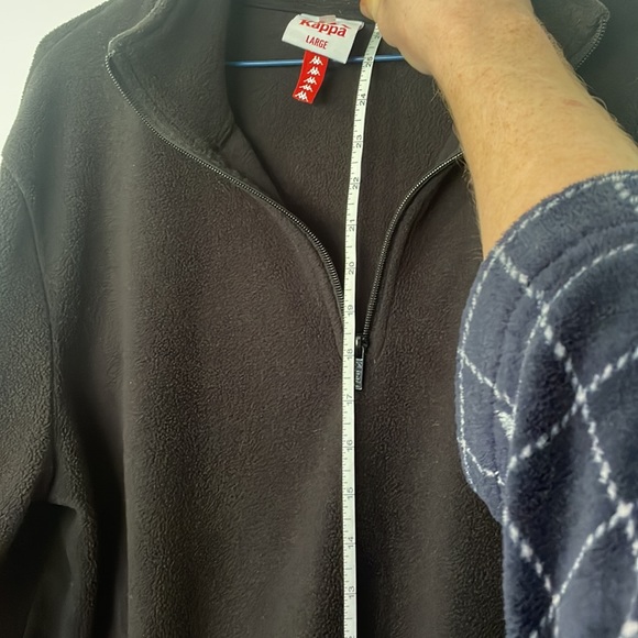 Kappa zip up sweater, no hood fleece. Men's Large. Great condition. Jumper. 3/4 - Picture 3 of 6